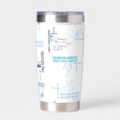 Dr. Seuss | Patroon Vaderdag-offerte Geïsoleerde Drinkbeker (Achterkant)