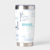 Dr. Seuss | Patroon Vaderdag-offerte Geïsoleerde Drinkbeker (Voorkant)