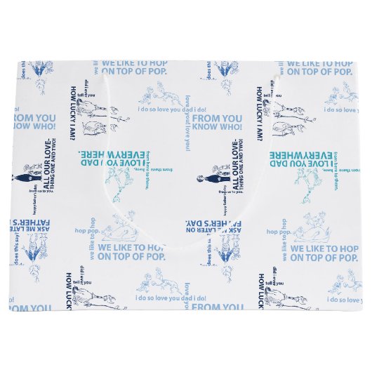 Dr. Seuss | Patroon Vaderdag-offerte Groot Cadeauzakje (Voorkant)