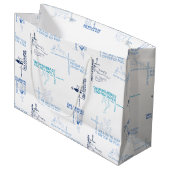 Dr. Seuss | Patroon Vaderdag-offerte Groot Cadeauzakje (Voorkant Gekanteld)