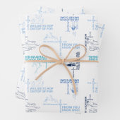 Dr. Seuss | Patroon Vaderdag-offerte Inpakpapier Vel (In situ)