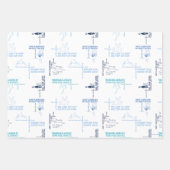 Dr. Seuss | Patroon Vaderdag-offerte Inpakpapier Vel (Voorkant)