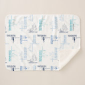 Dr. Seuss | Patroon Vaderdag-offerte Sherpa Deken (Voorkant (horizontaal))