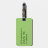 Dr. Seuss | Patroon van St. Patrick's Day Bagagelabel (Achterkant verticaal)