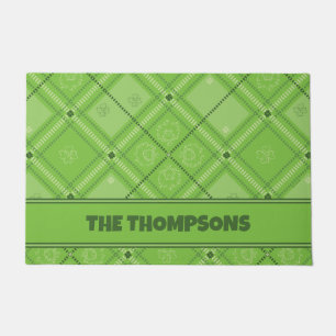 Dr. Seuss Patroon van St. Patrick's Day Deurmat