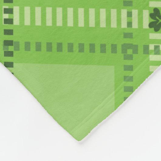 Dr. Seuss | Patroon van St. Patrick's Day Fleece Deken (Hoek)