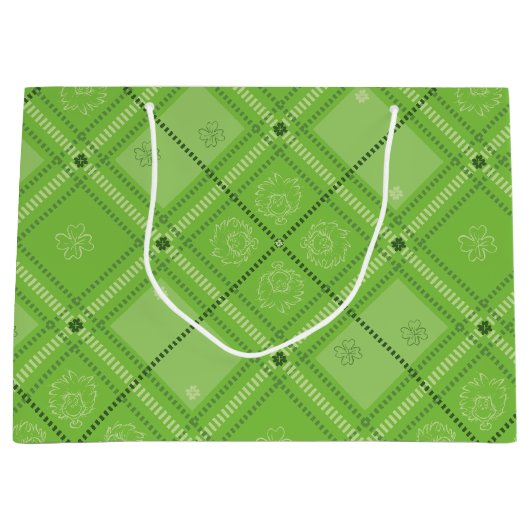 Dr. Seuss | Patroon van St. Patrick's Day Groot Cadeauzakje (Voorkant)