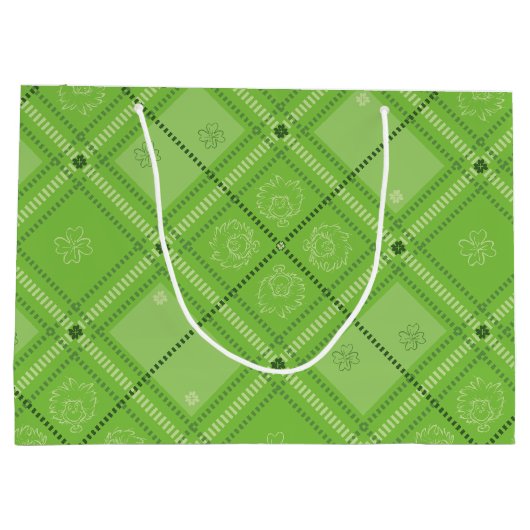 Dr. Seuss | Patroon van St. Patrick's Day Groot Cadeauzakje (Achterkant)