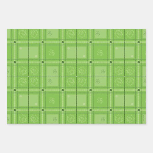 Dr. Seuss | Patroon van St. Patrick's Day Inpakpapier Vel (Voorkant 3)