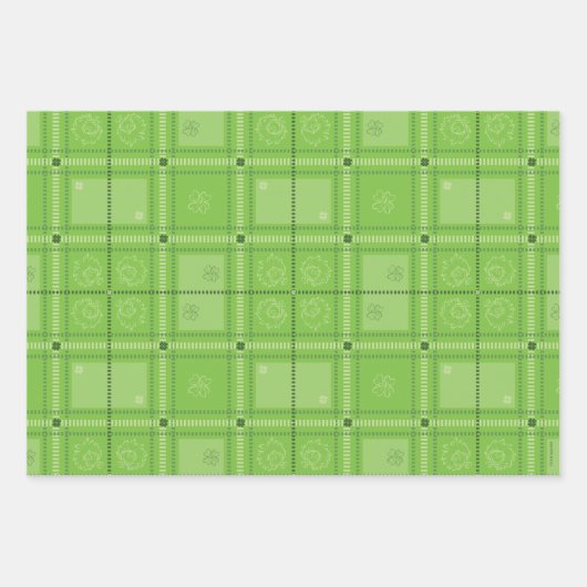 Dr. Seuss | Patroon van St. Patrick's Day Inpakpapier Vel (Voorkant)