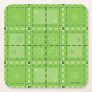 Dr. Seuss   Patroon van St. Patrick's Day Kartonnen Onderzetters