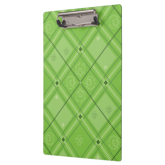 Dr. Seuss | Patroon van St. Patrick's Day Klembord (Links)