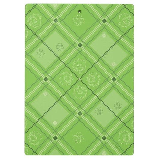 Dr. Seuss | Patroon van St. Patrick's Day Klembord (Achterkant)