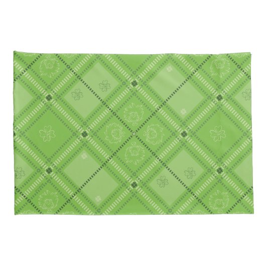 Dr. Seuss | Patroon van St. Patrick's Day Kussensloop (Achterkant-Rechts)