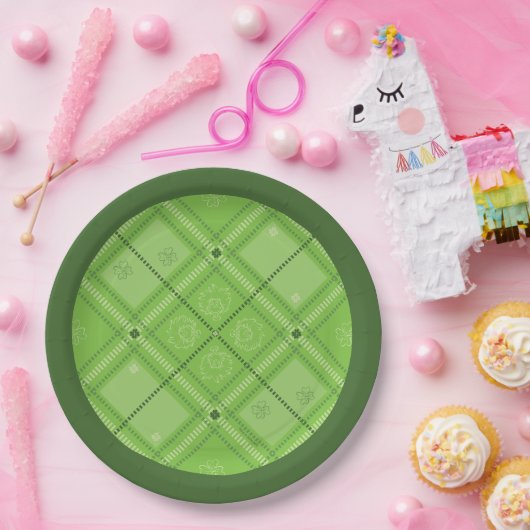 Dr. Seuss | Patroon van St. Patrick's Day Papieren Bordje (Feest)