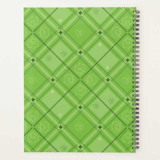 Dr. Seuss | Patroon van St. Patrick's Day Planner (Achterkant)