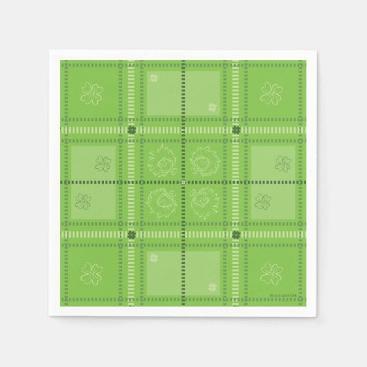 Dr. Seuss | Patroon van St. Patrick's Day Servet (Voorkant)