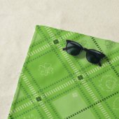 Dr. Seuss | Patroon van St. Patrick's Day Strandlaken (In situ)