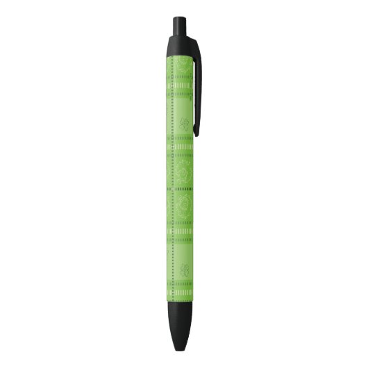 Dr. Seuss | Patroon van St. Patrick's Day Zwarte Inkt Pen (Achterkant (Verticaal))