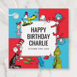 Dr. Seuss - Personages | Kinderverjaardag Bedankjes Labels