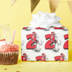 Dr. Seuss - Personages   Kinderverjaardag Cadeaupapier
