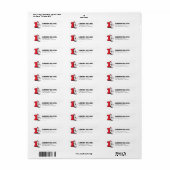 Dr. Seuss - Personages | Kinderverjaardag Etiket (Full Sheet)