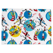 Dr. Seuss | Personages Met Potloden Patroon Groot Cadeauzakje (Achterkant)