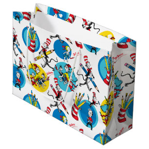 Dr. Seuss   Personages Met Potloden Patroon Groot Cadeauzakje