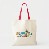 Dr. Seuss Personages & Naam van de Leraar Tote Bag (Voorkant)