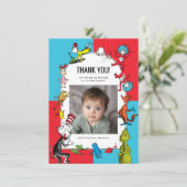 Dr. Seuss - personages | Verjaardag kinderen Bedankkaart (Staand voorkant)