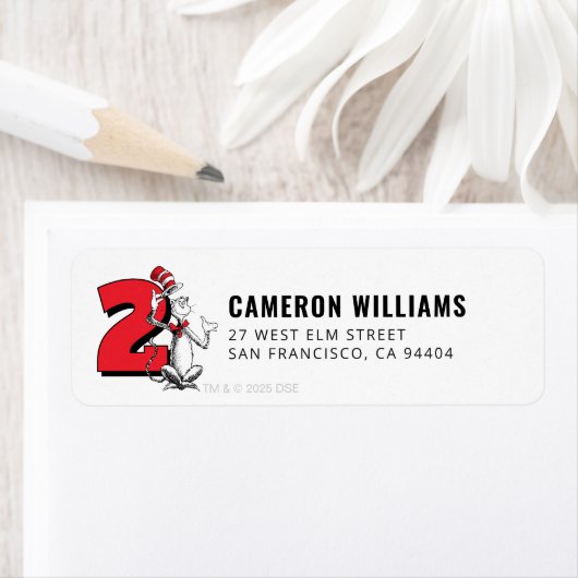 Dr. Seuss - personages | Verjaardag kinderen Etiket (Insitu)