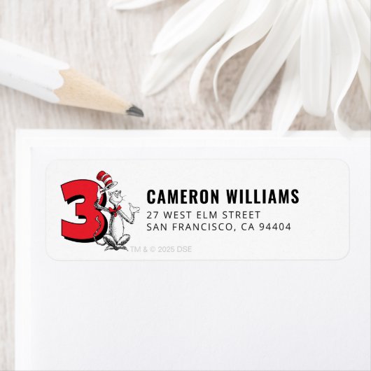 Dr. Seuss - personages | Verjaardag kinderen Etiket (Insitu)