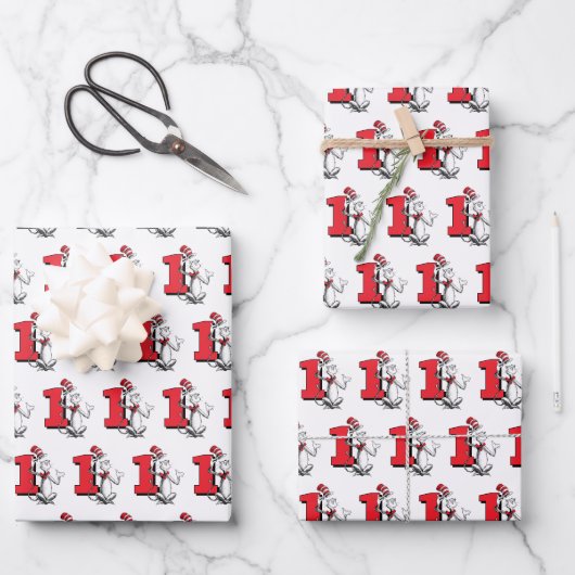 Dr. Seuss - personages | Verjaardag kinderen Inpakpapier Vel (Voorkant)