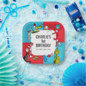 Dr. Seuss - personages | Verjaardag kinderen Papieren Bordje (Feest)