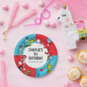 Dr. Seuss - personages | Verjaardag kinderen Papieren Bordje (Feest)