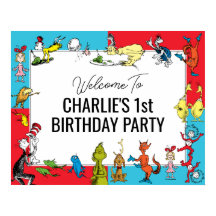 Dr. Seuss - personages | Verjaardag kinderen