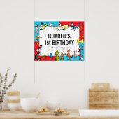 Dr. Seuss - personages | Verjaardag kinderen Poster (Keuken)