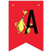 Dr. Seuss - personages | Verjaardag kinderen Vlaggetjes (Tweede vlag)