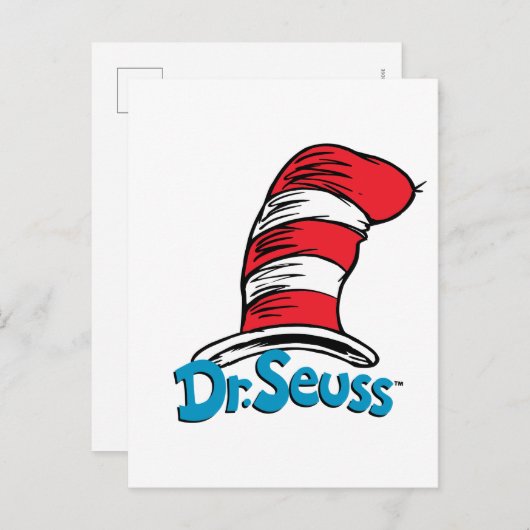 Dr. Seuss Pet Logo Briefkaart (Voorkant / Achterkant)