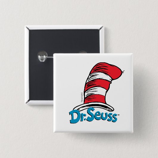 Dr. Seuss Pet Logo Vierkante Button 5,1 Cm (Voorkant /achterkant)