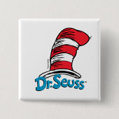 Dr. Seuss Pet Logo Vierkante Button 5,1 Cm (Voorkant)