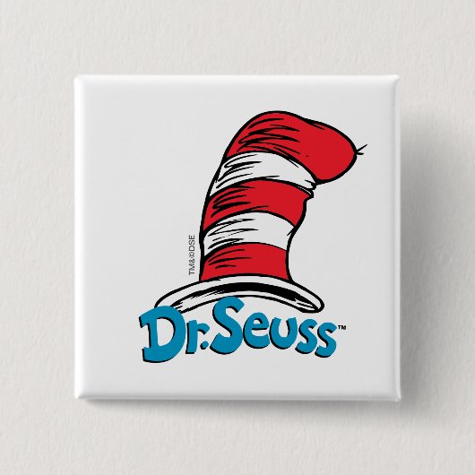 Dr. Seuss Pet Logo Vierkante Button 5,1 Cm (Voorkant)