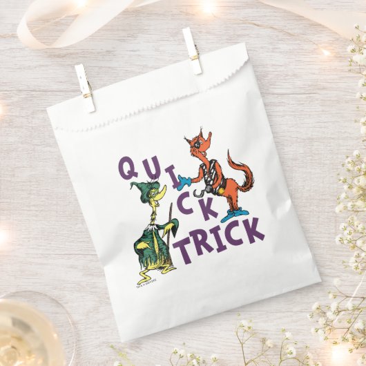 Dr. Seuss | Quick Trick Halloween Graphic Bedankzakje (Geknipt)