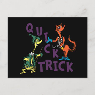Dr. Seuss   Quick Trick Halloween Graphic Briefkaart