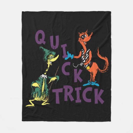 Dr. Seuss | Quick Trick Halloween Graphic Fleece Deken (Voorkant)