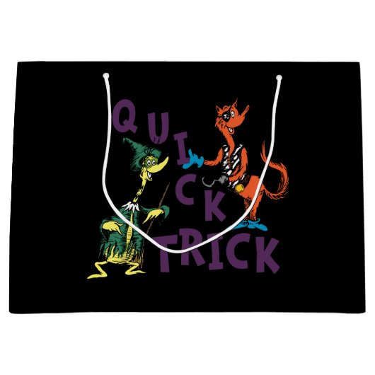 Dr. Seuss | Quick Trick Halloween Graphic Groot Cadeauzakje (Voorkant)