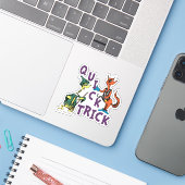 Dr. Seuss | Quick Trick Halloween Graphic Sticker (Laptop met iPhone)