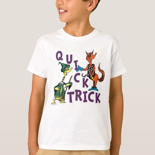 Dr. Seuss | Quick Trick Halloween Graphic T-shirt (Voorkant)