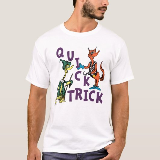 Dr. Seuss | Quick Trick Halloween Graphic T-shirt (Voorkant)