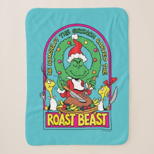 Dr. Seuss | Roast Beast Grafiek Sherpa Deken (Voorkant)
